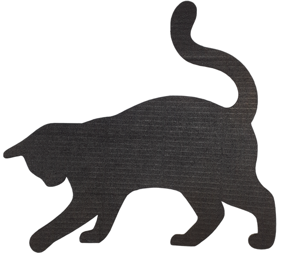 Décoration de porte - Chat